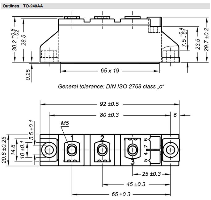 MDD95-16N1B Outlines MDD95-16N1B Outlines